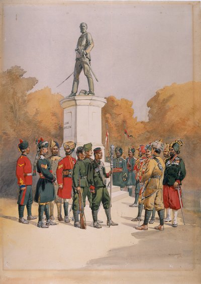 Corps Present at the Siege and Assault of Delhi, 1857, 1911 by Alfred Crowdy Lovett
